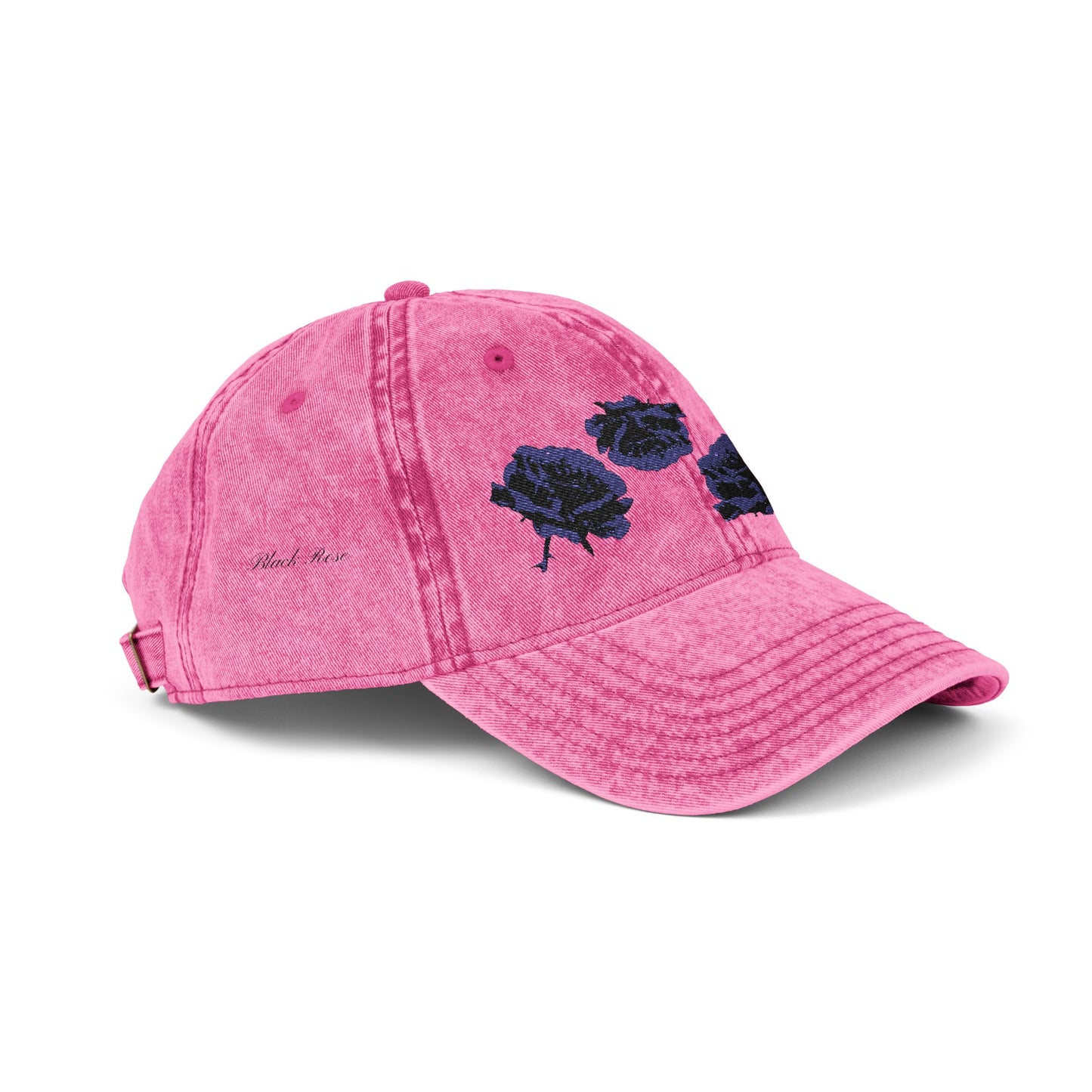 TSS Black Rose Embroidered